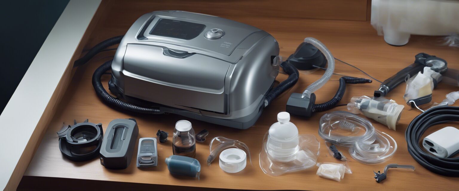 Cleaning a CPAP machine