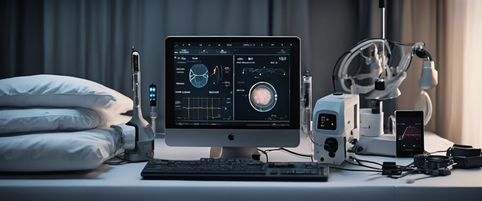 Sleep apnea testing equipment