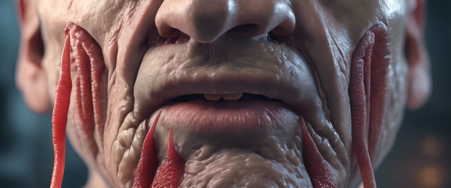 Genioglossus advancement surgery illustration